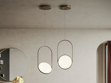 LIFT - LED swivel metal pendant lamp by Ronda Design - view 2